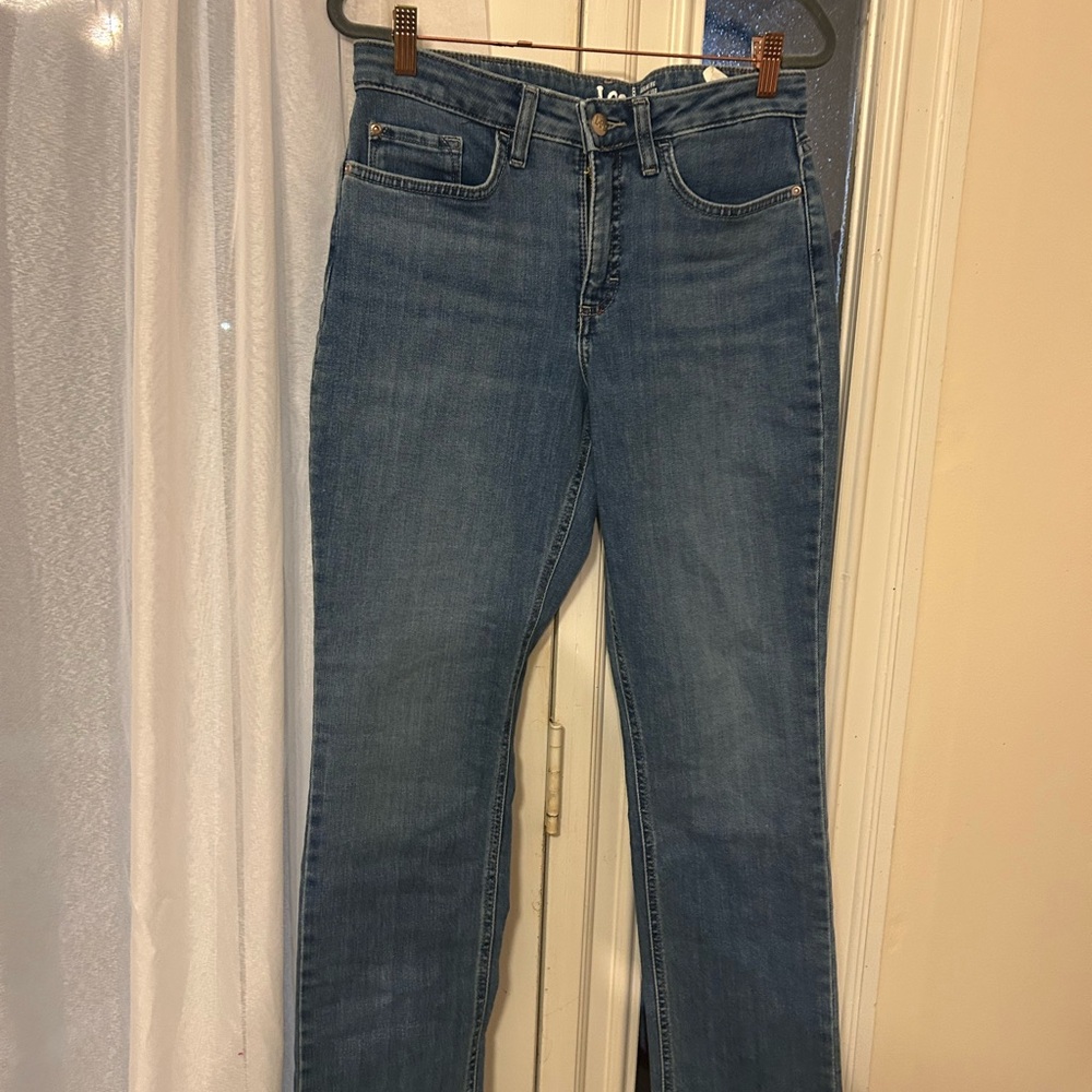 Lee Women's Straight Leg Blue Jeans